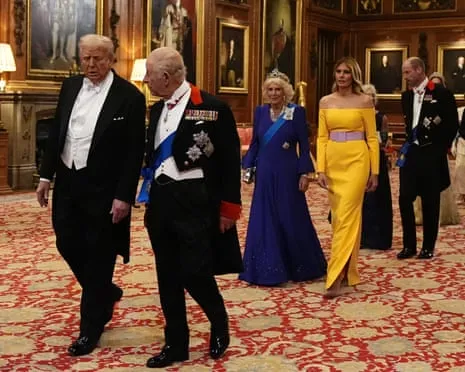 Royals Deploy Red Carpet Amid Demonstrations; Kimmel Taken Off Air Due To Charlie Kirk Comments