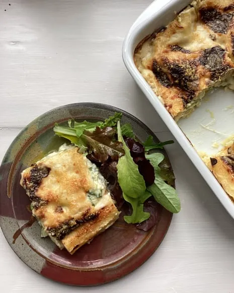 Rachel Roddy's Recipe for Lasagna with Courgette and Cheese Medley
